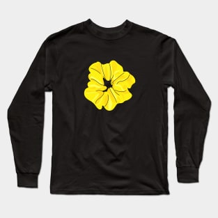 Bright Yellow Scrunchie Long Sleeve T-Shirt